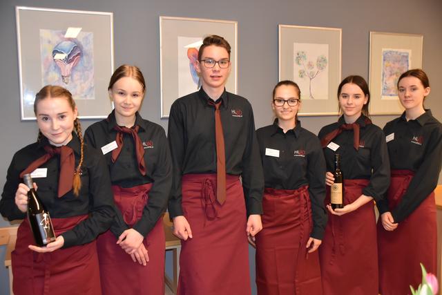 Das Serviceteam der HLW Pinkafeld