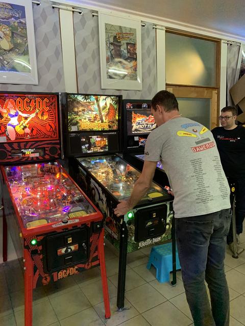 Reinhard Hager im letzten Finalspiel am Jurassic Park für das Side Turnier