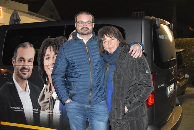 Markus Wiesler und Ilse Benkö sehen trotz schmerzlicher Verluste das zweistellige Ergebnis im Bezirk auch mit einem lachenden Auge.