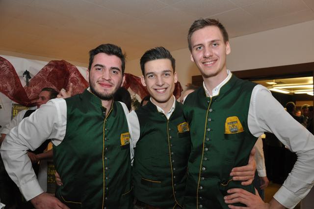 Die Partytiger Lukas Veitschegger, Alex Weiß und Niklas Opitz