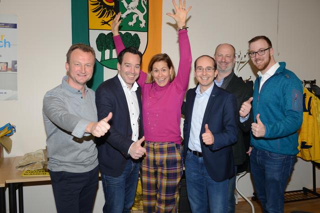 Jubelstimmung bei den Türkisen in der Kaiser-Josef-Straße.