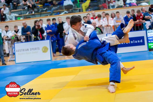 Leon Tschilikin im blauen Judogi | Foto: ÖJV Sellner