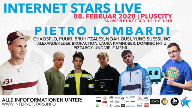 Internet Stars Live in der PlusCity - Größtes Fantreffen Österreichs!