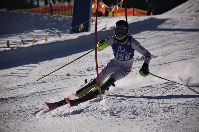 Paul Wagner vom SC Bischofshofen fuhr seiner österreichischen Konkurrenz in der U16 in allen drei Bewerben (RTL, Slalom, Parallelbewerb) auf und davon. | Foto: SLSV