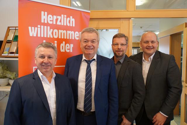 Bereit: W. Bund, A. Lang, T. Wielitsch, G. Wonner (v.l.) | Foto: SPÖ Gössendorf