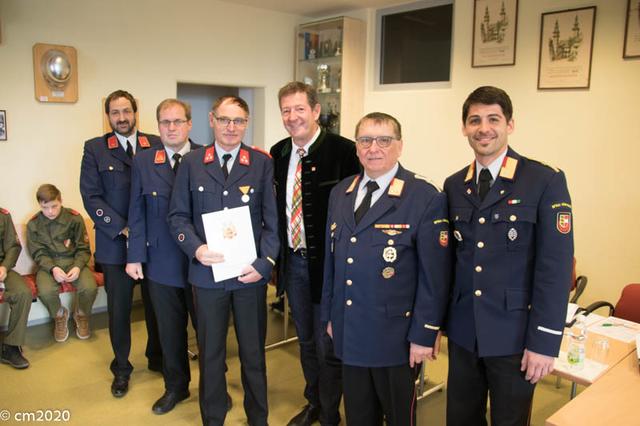 Johann Zwantschko, Werner Riedl, Josef Wulz, Bgm. Josef Müller, Werner Opetnik, Rahman Ikanovic 