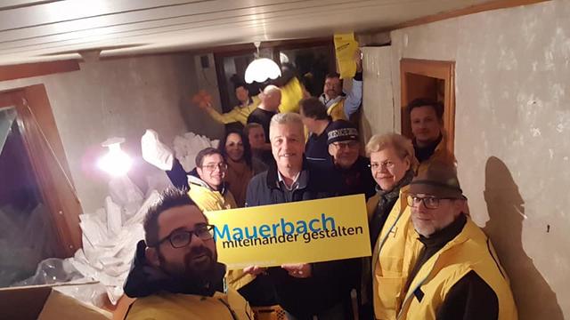 Jubel in Mauerbach: Peter Buchners ÖVP holt die Absolute.