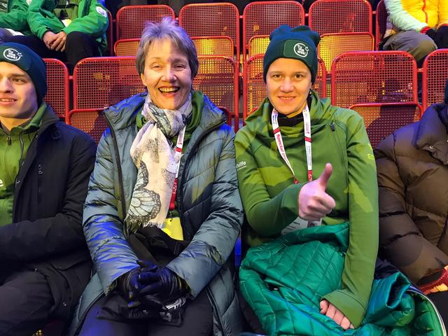 Unterstützung: Mama Astrid del Fabro ist immer an Milenas Seite. | Foto: KK