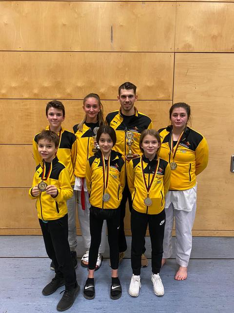Beim internationalen Tübinger Pokal holte Oberndorf sieben Medaillen. | Foto: Taekwondo Verein Oberndorf