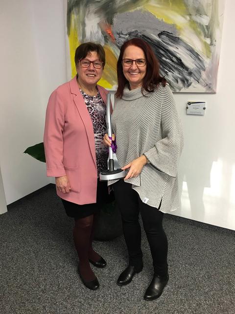 Bürgermeisterin Josefa Geiger mit Andrea Pranz | Foto: Marktgeimeinde Sieghartskirchen 