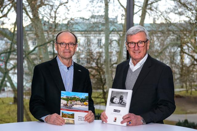 TSG-Chef Bert Brugger und Bürgermeister Harald Preuner präsentierten die Tourismus-Bilanz 2019.