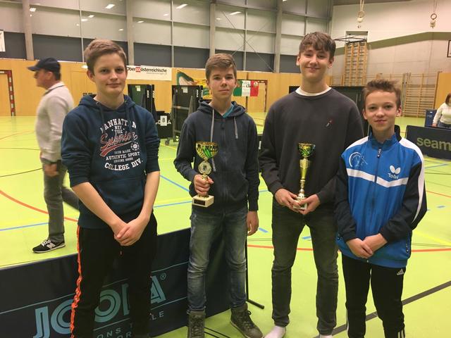 Die erfolgreiche Jugend-Truppe von Tischtennis Ernsthofen.