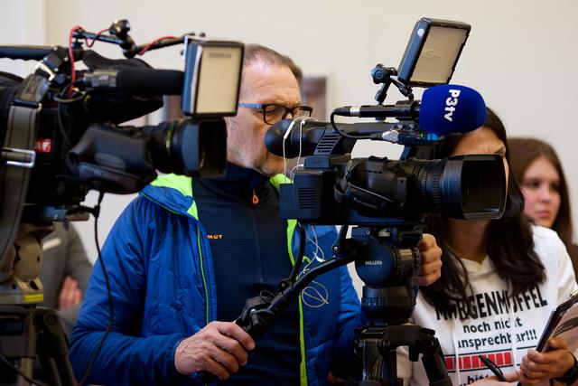 Medienrummel für die Bildungslandkarte NÖ. | Foto: Santrucek