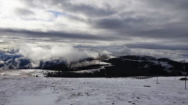 Blick zur Pretul ... (teilweise von Wolken bedeckt) ... | Foto: © Silvia Plischek