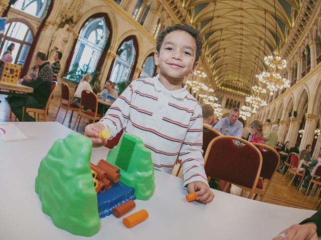 Für die jüngsten Besucher gibt es einen eigenen Bereich mit ausgewählten Einsteigerspielen | Foto: WienXtra