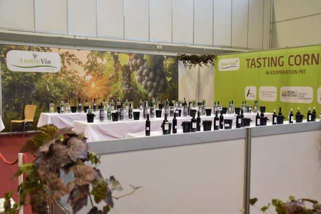 Tasting Corner auf der Messe. | Foto: Paulina Müller