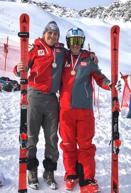 Die beiden Goldmedaillen-Gewinner Stefan Rieser (li., U21) und Lukas Broschek (re., U18). | Foto: SLSV