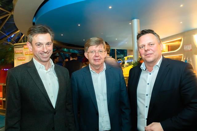 Mischten sich unter die Gästeschar: Werner Ressi, Herbert Beiglböck, Michael Ehmann (v.l.) | Foto: Jorj Konstantinov