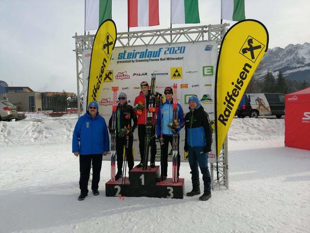 Philip Wieser jubelte beim 25 Kilometer Rennen im steirischen Bad Mitterndorf zum Tagessieg. | Foto: Wieser