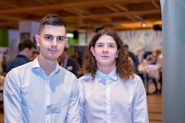 Nedim Besirevic und Moritz Dammerer.  | Foto: Regina Eder