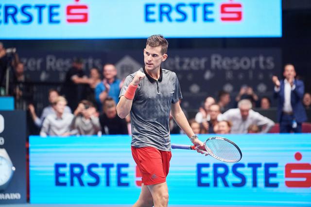 Dominic Thiem bei seinem Heimturnier in Wien.