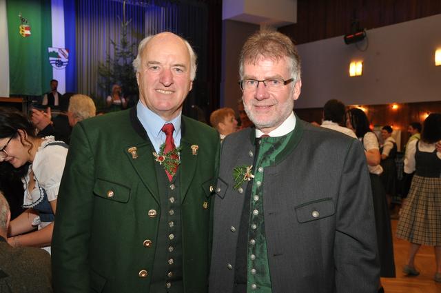 Bezirksjägermeister Hans Drescher und sein Stellvertreter Alfons Kogler