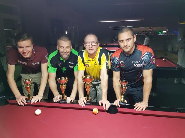 v.l.n.r.: Butschek M., Stark M., Hippmann F. und Filkov A.