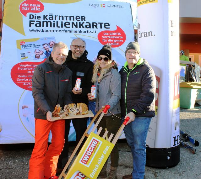 Markus Galli, Alfred Wrulich, Elfriede Breitenhuber und Klaus Bayer