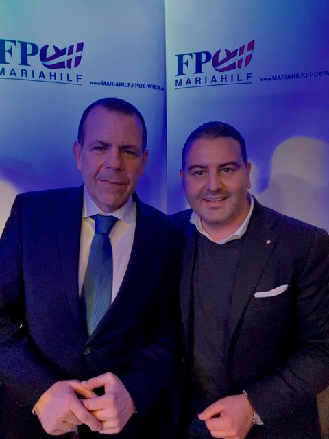 Harald Vilimsky (l.) und Leo Kohlbauer (r.) | Foto: FPÖ Mariahilf