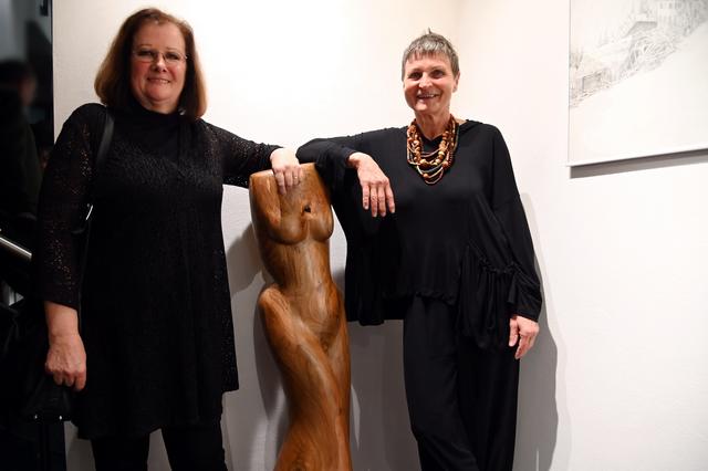 Stellen ihre Werke in Seeboden aus: Baldauf und Tschabitscher | Foto: Hermann