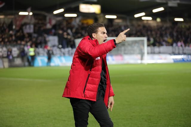 LASK-Trainer Valerien Ismael ist mit seiner Elf zufrieden.