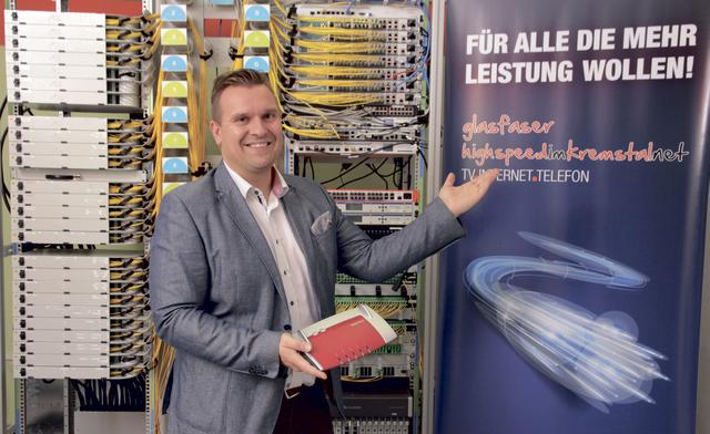 Karl Öllinger-Luwy: „Weil mobiles Internet nicht immer so schnell ist wie man zuerst denkt und Kabelfernsehen unterm Strich günstiger ist, entscheiden sich immer mehr für unser Angebot.“