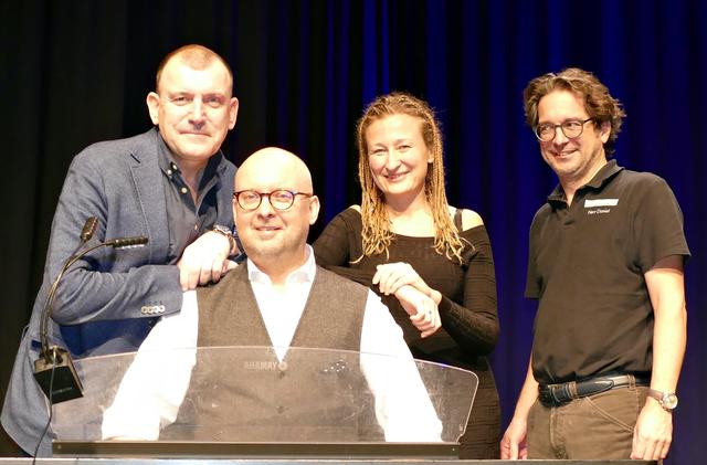 Helmuth Vavra, begleitet von Berthold Foeger am Klavier, mit Manuela Seidl und Daniel Truttmann.