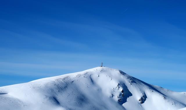 Golzentipp 2.317 m ...hier kommt man auch zu Fuß im Winter hoch