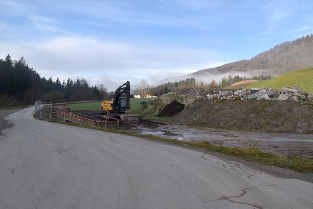 Beim Hallbruckhof entsteht der neue Recyclinghof Kaiserwinkl.