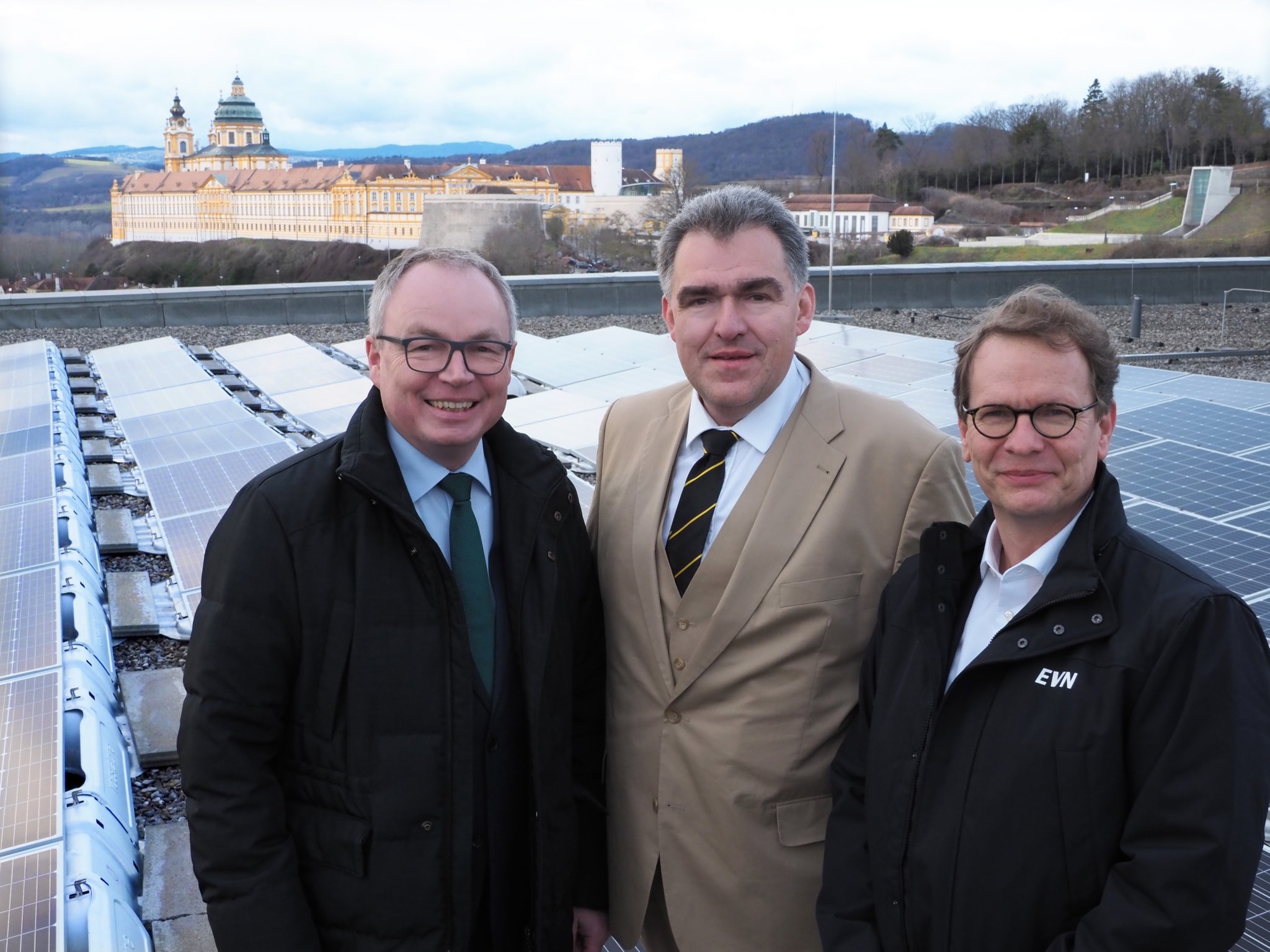 Photovoltaik Sonne das Krankenhaus Melk Melk