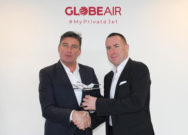 GlobeAir-CEO Bernhard Fragner (r.) holte Dieter Pammer an Bord. | Foto: GlobeAir