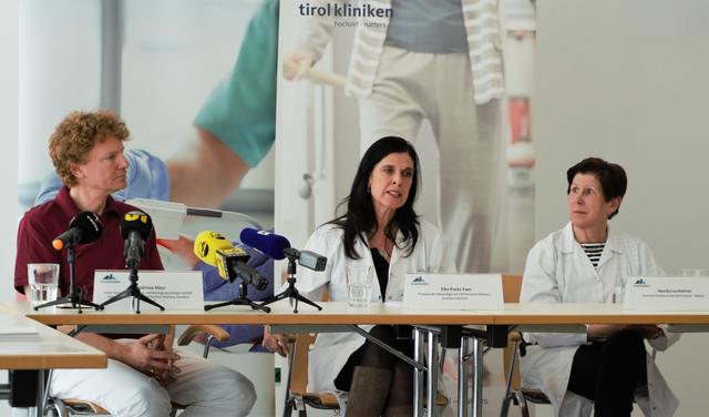 Andreas Mayr, Elke Pucks-Faes und Monika Lechleitner | Foto: Ricarda Stengg