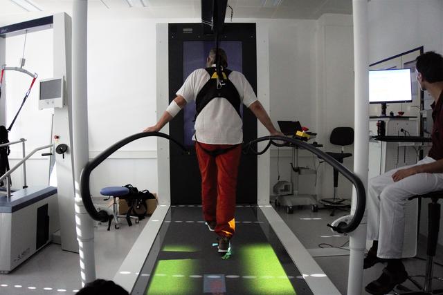 Anwendung am Laufband | Foto: Ricarda Stengg