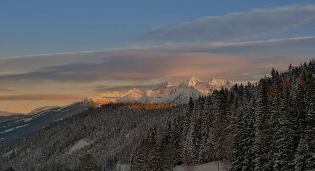 Blick vom Ramsauer Plateau Richtung Schladminger Tauern