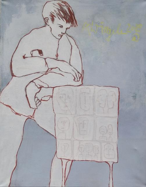 Anita Wiegele mit figurativer Komposition 1
