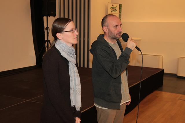 Animierten das Publikum, es selber einmal zu versuchen