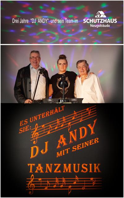 Kleines, aber feines Jubiläum!
DJ Andy (rechts) unterhält die Senioren Sonntag für Sonntag im Schutzhaus Neugebäude.
Tina Olander sorgt für's leibliche Wohl und Obmann des "Gartenvereins Neugebäude" Herbert Hofmann (links) ist begeistert. | Foto: Regina Courtier