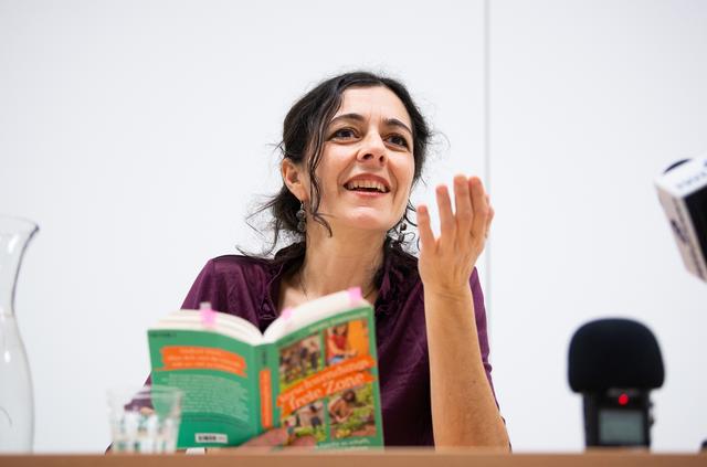 Die Klubobfrau der Grünen, Sandra Krautwaschl, las in Liezen aus ihrem neuen Buch. | Foto: podesser.net