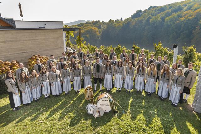 Der Musikverein Seggauberg startet schwungvoll ins Jubiläumsjahr. Am 7. und 8. März wird zum Wunschkonzert geladen.  | Foto: Fotostudio Arthur