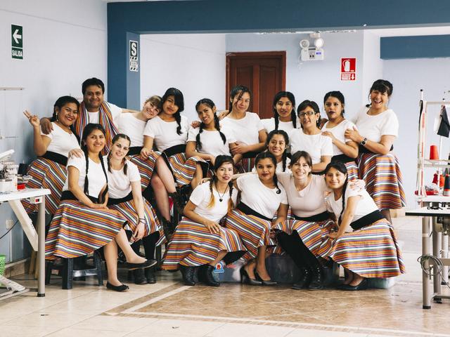 Die Schneidermanufaktur in Cusco, Peru.