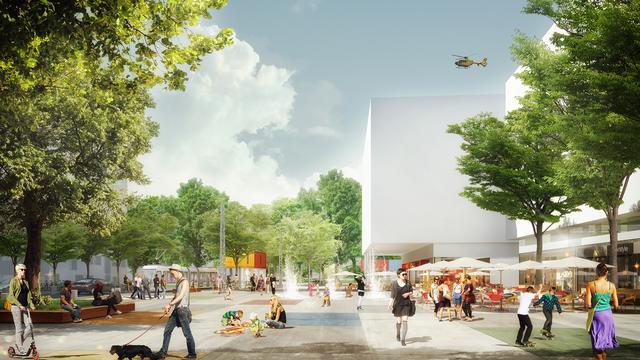 Bild der Zukunft: Die Smart City Graz hinter dem Hauptbahnhof Graz