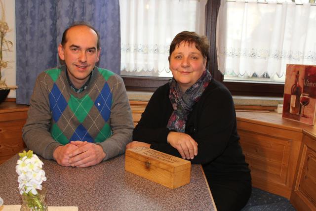 Ernst und Klara Burgstaller vom Gasthaus-Hotel Feldschlange.