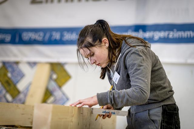 Bei den Wimberger Skills in der Bauakademie werden die besten Lehrlinge in den verschiedenen Bau-Disziplinen gekürt. Die Lehrlinge der gesamten Wimberger Gruppe matchen sich in Einzel- und Gruppenbewerben und können so ihr angeeignetes Wissen zeigen.  | Foto: Alle Fotos: Wimberger