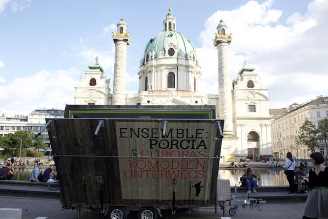 Der Theaterwagen des Ensembles Porcia macht natürlich auch in Kärnten Station. | Foto: Marco Riebler